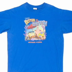Minimal Design VINTAGE SPONGE BOB UNIVERSAL STUDIO TEE SHIRT 2000S LARGE