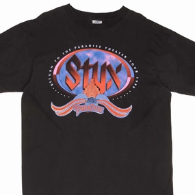 VINTAGE STYX NORTH AMERICAN TOUR 1996 TEE SHIRT SIZE XL MADE IN USA Urban Casual Look Vibrant Prints