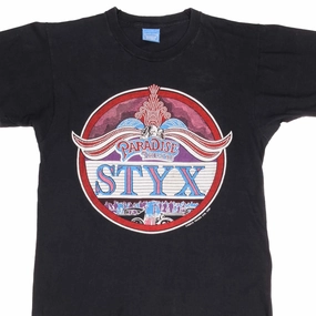 mix and match VINTAGE STYX ROCK TOUR 1981 TEE SHIRT SIZE SMALL MADE IN USA