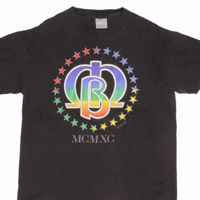 VINTAGE THE MOODY BLUES 1990 TEE SHIRT SIZE LARGE MADE IN USA Breathable touch Moisture Management Technology