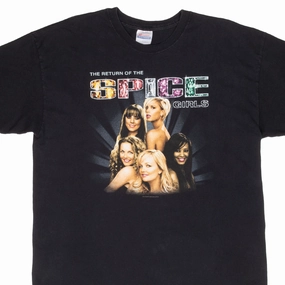 Soft Wearable VINTAGE THE RETURN OF THE SPICE GIRLS 2007 TEE SHIRT XL