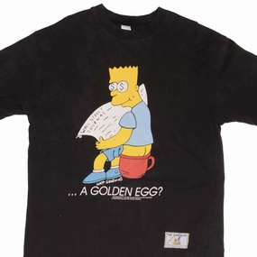 Everyday Fit Soft and Lightweight VINTAGE THE SIMPSONS BART A GOLDEN EGG TEE SHIRT 1998 SIZE LARGE
