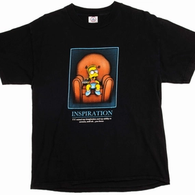 Relaxed Look Silk combination VINTAGE THE SIMPSONS BART TEE SHIRT 2003 SIZE MEDIUM