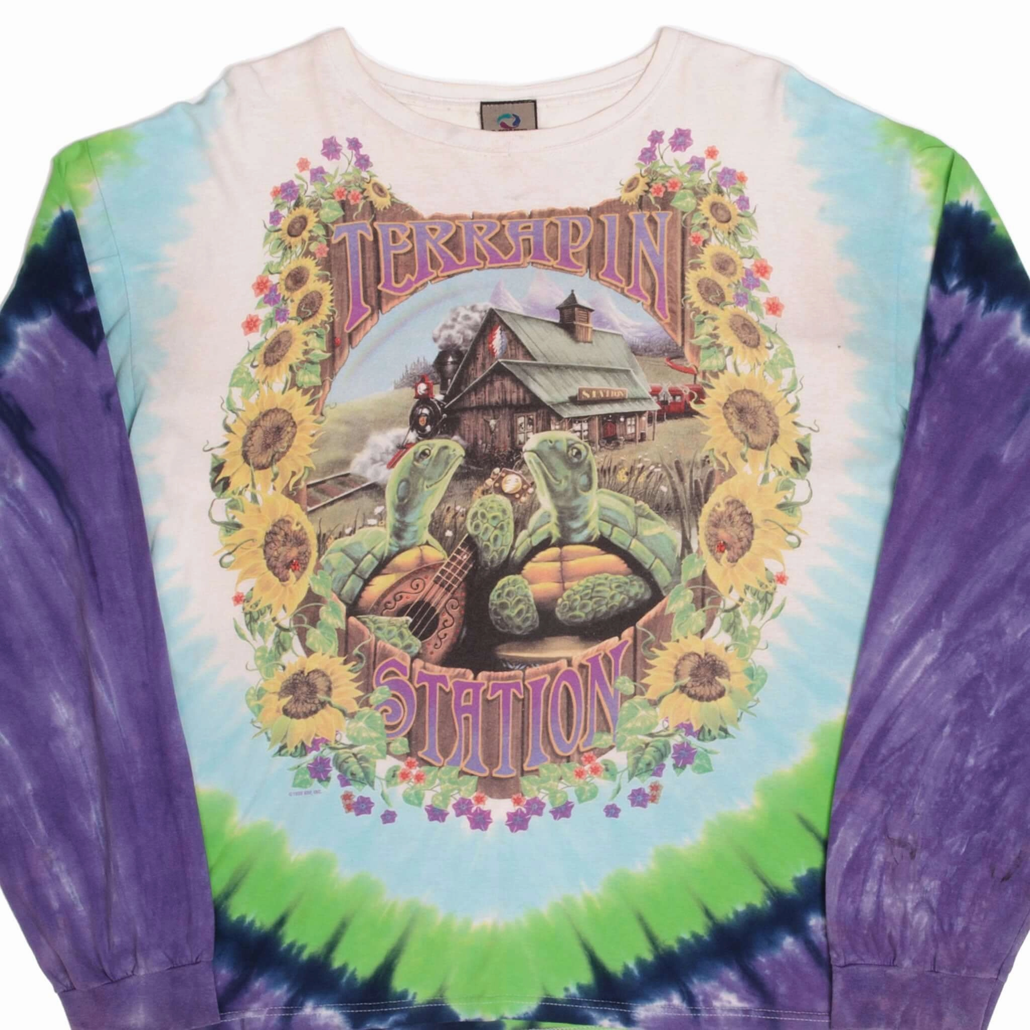 VINTAGE TIE DYE GRATEFUL DEAD LONG SLEEVE TEE SHIRT 1999 SIZE XL Chic Design