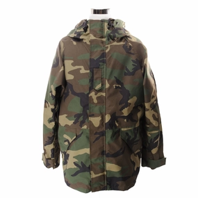 Simple Urban Layer VINTAGE US ARMY GORETEX ECWCS WOODLAND CAMO PARKA 2000 SIZE LARGE LONG