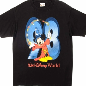 Flexible Fit Design Casual Mode VINTAGE WALT DISNEY WORLD TEE SHIRT 1998 SIZE LARGE