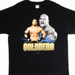 VINTAGE WCW GOLDBERG TEE SHIRT 1998 SIZE XL MADE IN USA Retro Style Active Trend Look
