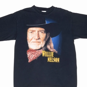 Beachwear VINTAGE WILLIE NELSON BIGGEST HITS 1990S TEE SHIRT LARGE MADE IN USA