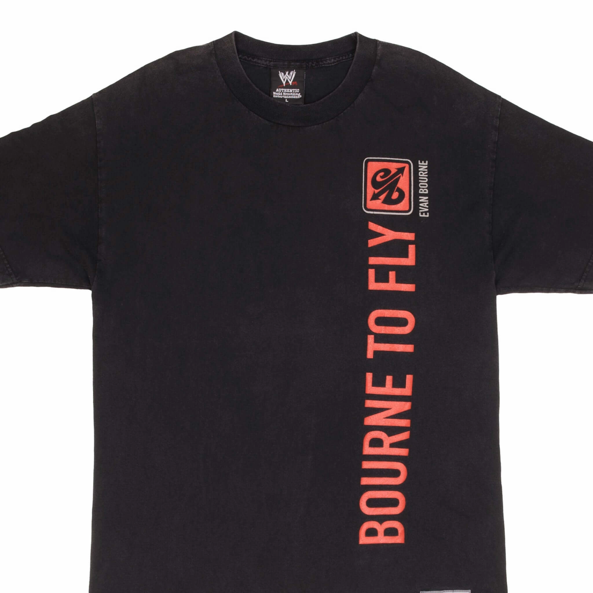 Casual Must-Have VINTAGE WWE EVAN BOURNE TO FLY 2008 WRESTLING TEE SHIRT SIZE LARGE