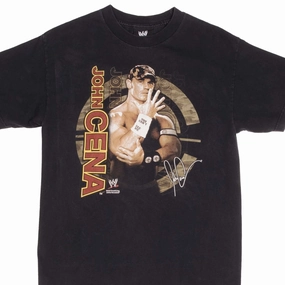 VINTAGE WWE JOHN CENA YOU CANT SEE ME TEE SHIRT 2002 SIZE MEDIUM Streetwear attitude