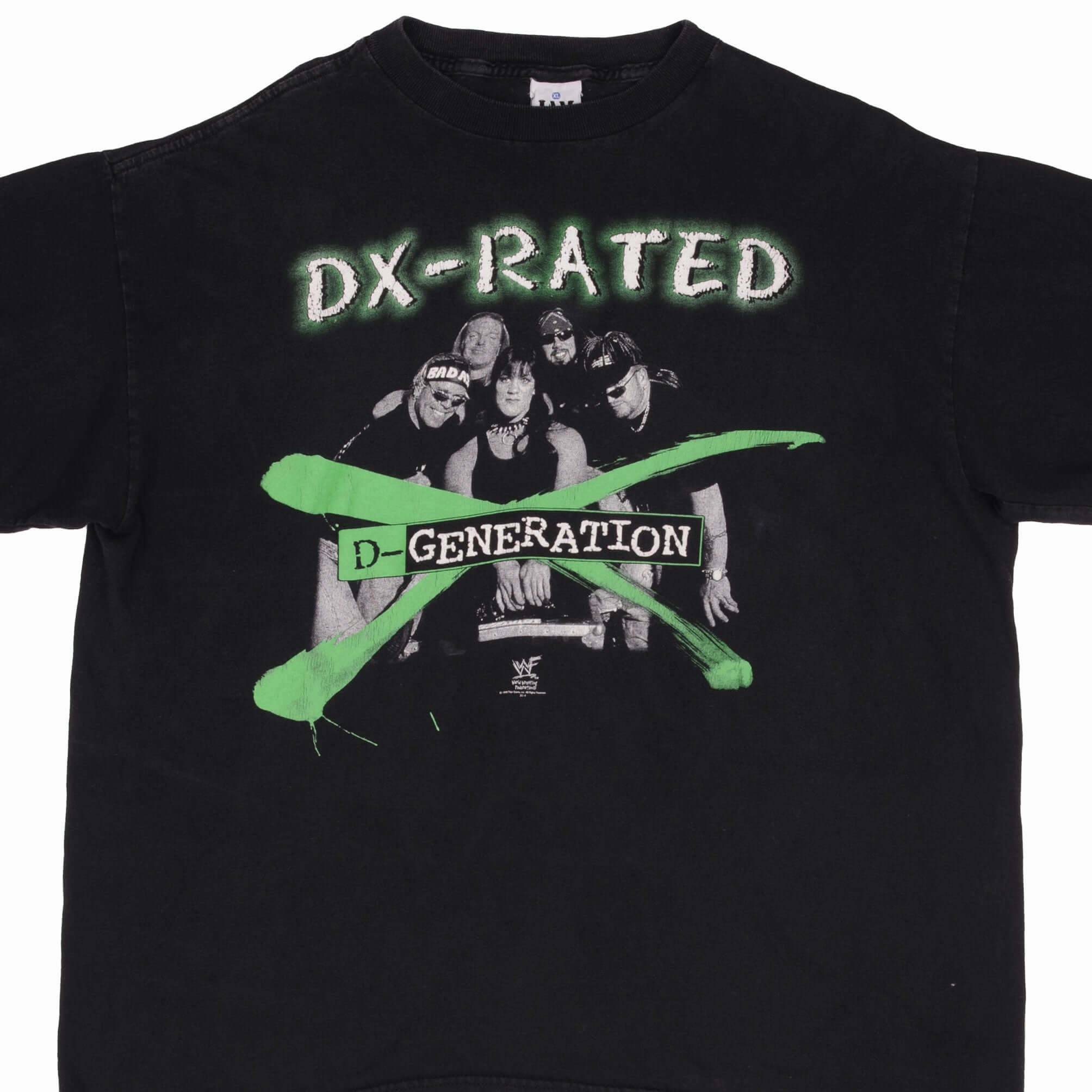 Sun Protection Sporty Flex VINTAGE WWF D GENERATION X DX RATED TEE SHIRT 1998 SIZE XL