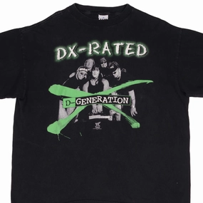 Sun Protection Sporty Flex VINTAGE WWF D GENERATION X DX RATED TEE SHIRT 1998 SIZE XL