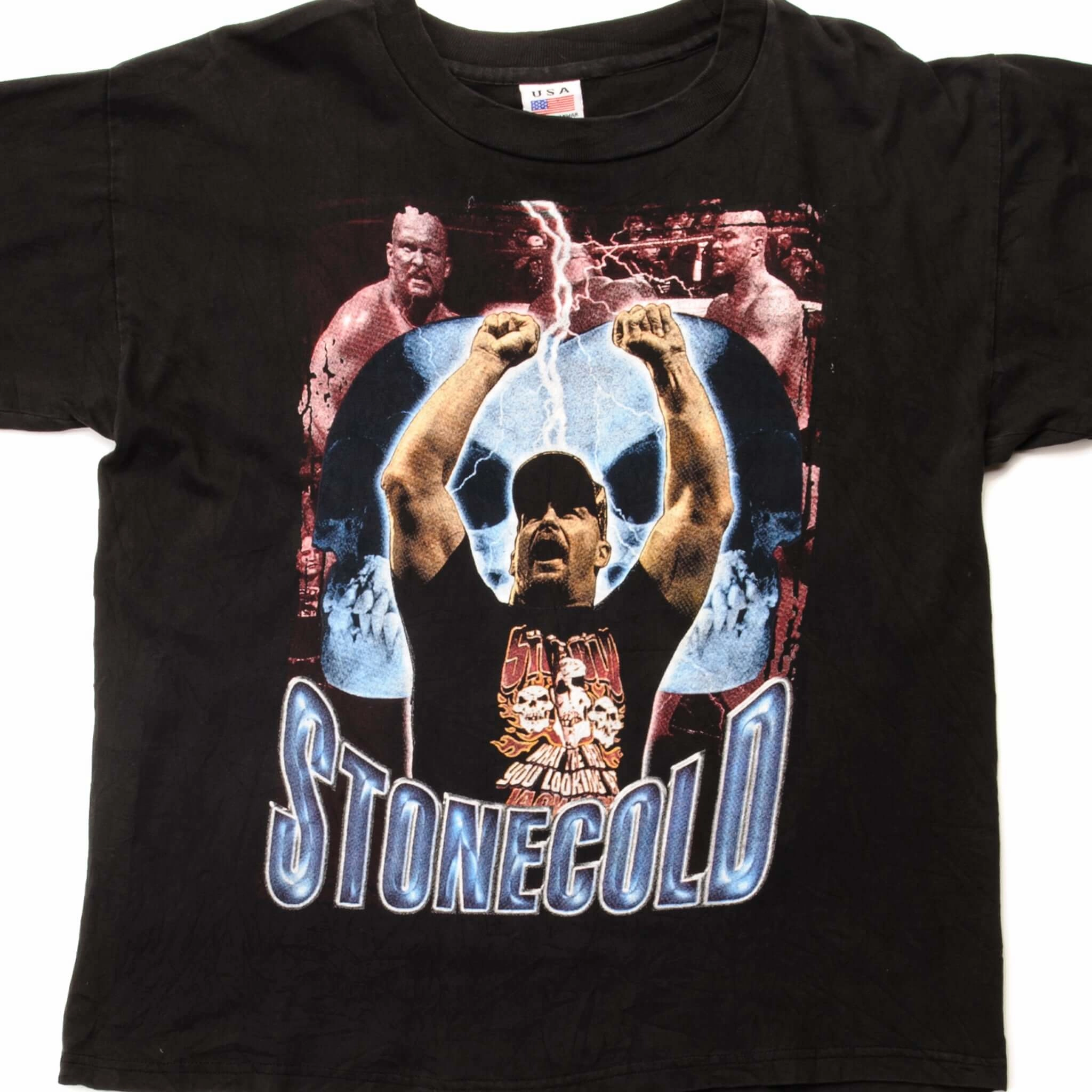 Fun and Comfortable Good stretch VINTAGE WWF STONE COLD STEVE AUSTIN TEE SHIRT SIZE MEDIUM