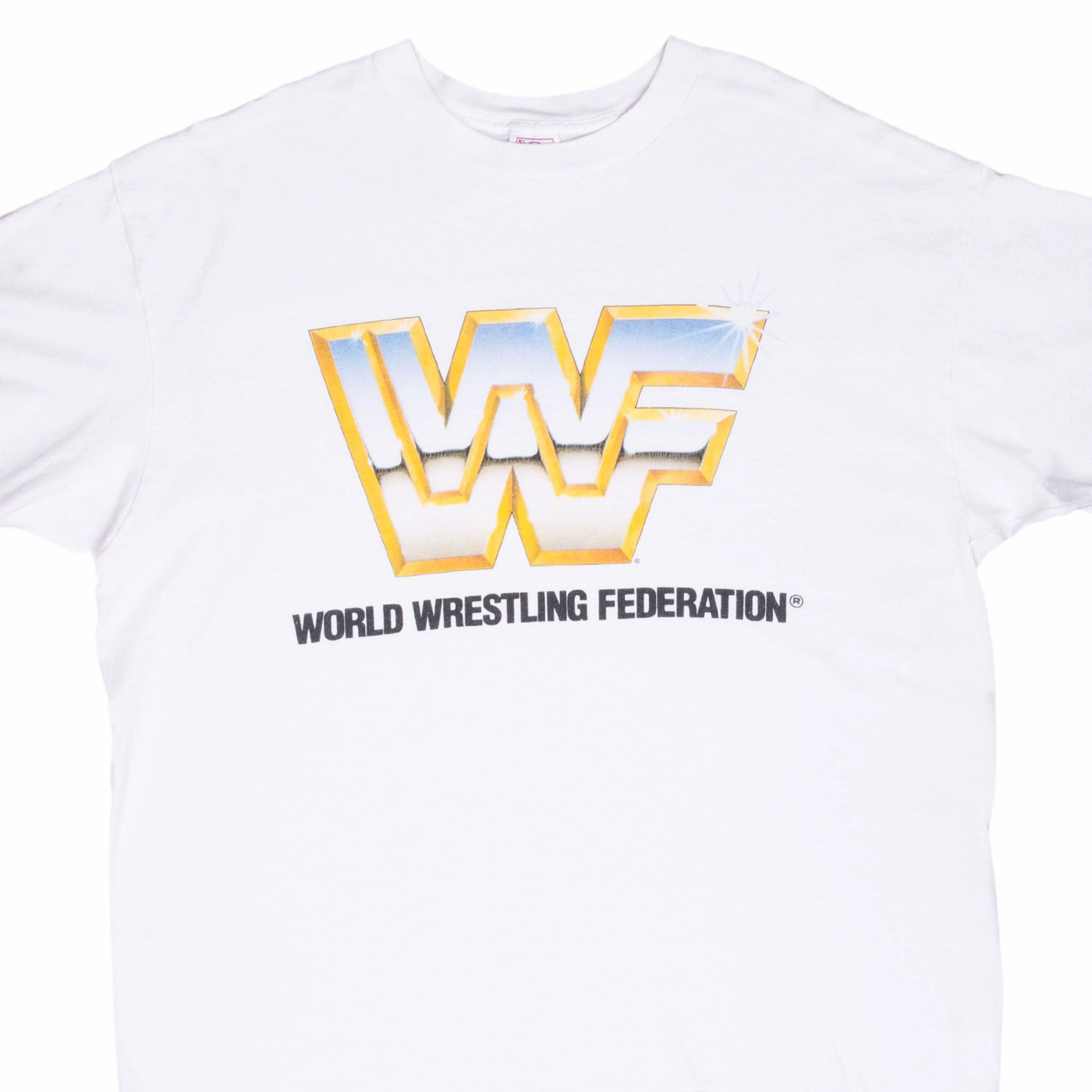 VINTAGE WWF WORLD WRESTLING FEDERATION TEE SHIRT 1990S XL MADE IN USA Fresh Outfit Printed uniqueness