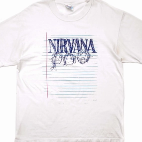 VINTAGE NIRVANA TEE SHIRT 1997 SIZE LARGE Breathable Performance Wear Slim Fit Wear