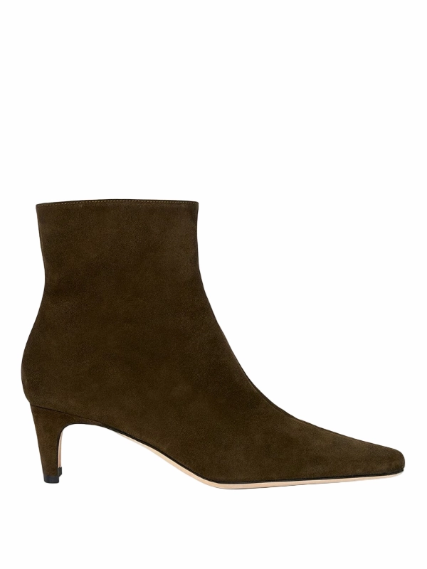 Wally Ankle Boot in Truffle Suede Mud Resistant Stylish Explorer