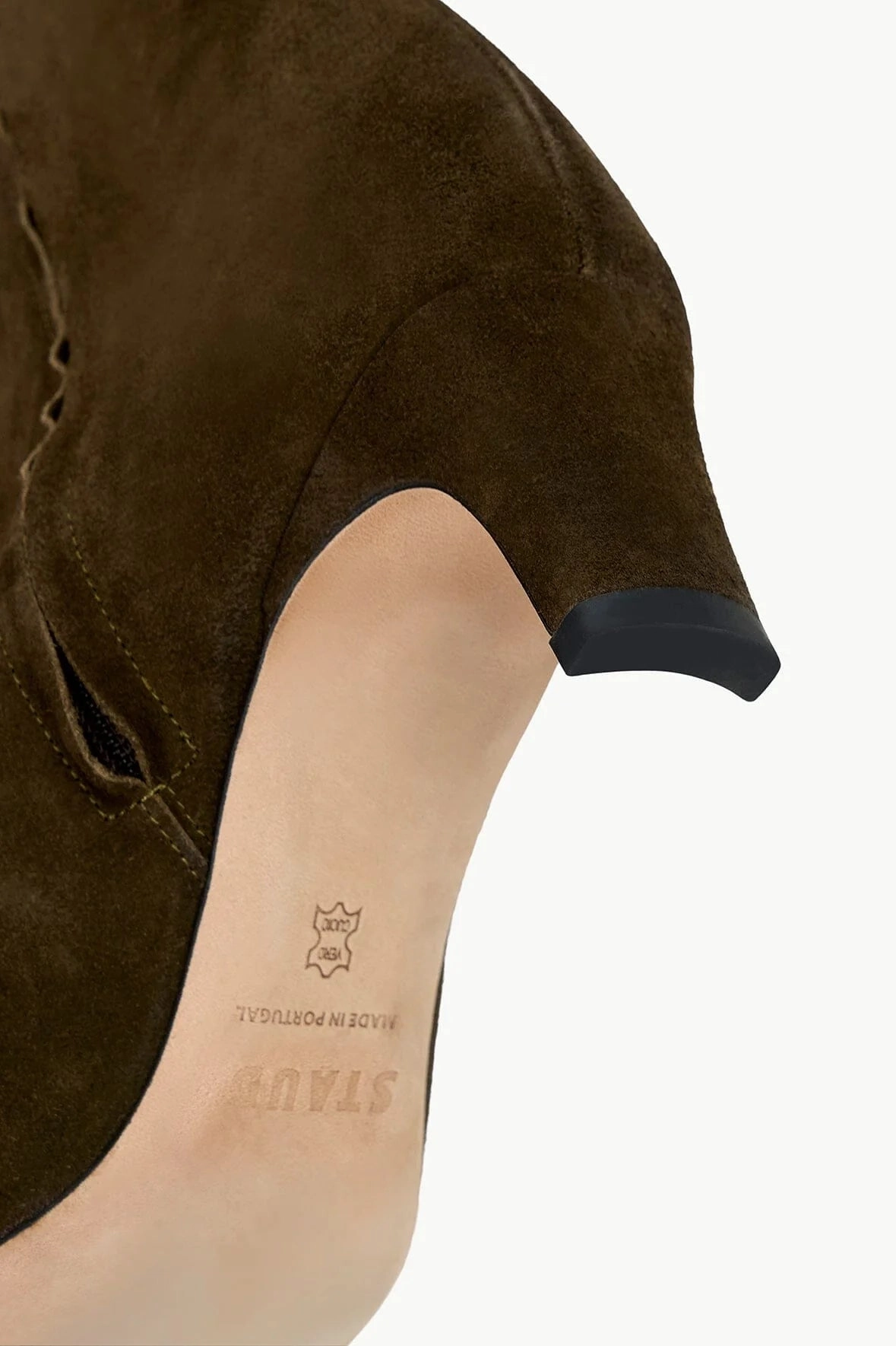 Wally Ankle Boot in Truffle Suede Lace Closure