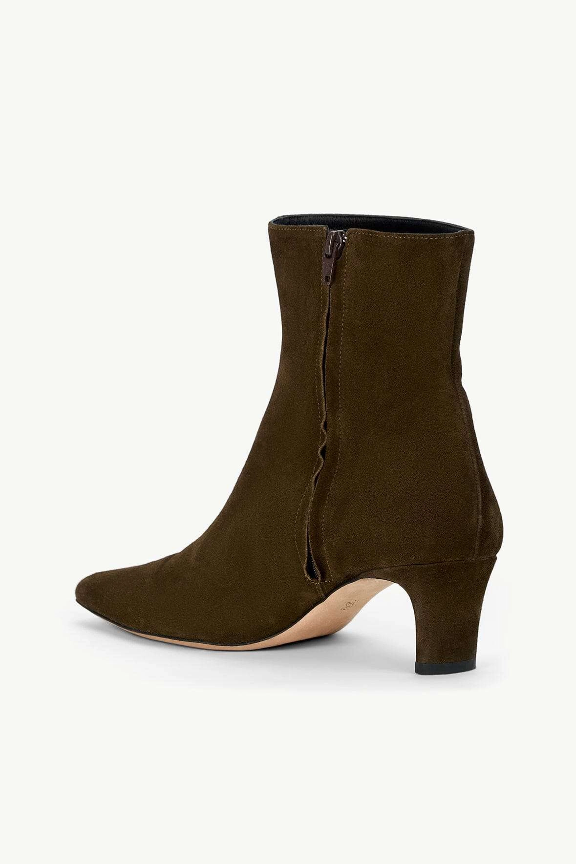 Slip Resistant Adventure Seeker Wally Ankle Boot in Truffle Suede