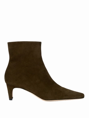 Wally Ankle Boot in Truffle Suede Mud Resistant Stylish Explorer