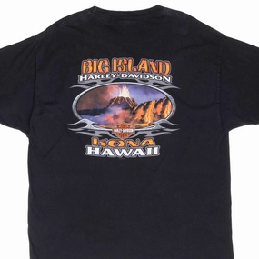 Easy-to-Style Top HARLEY DAVIDSON KONA BIG ISLAND TEE SHIRT XL