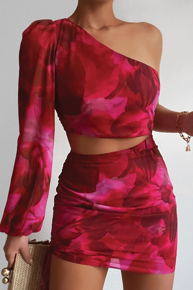 Karlita Mini Dress - Pink Light Rhythm