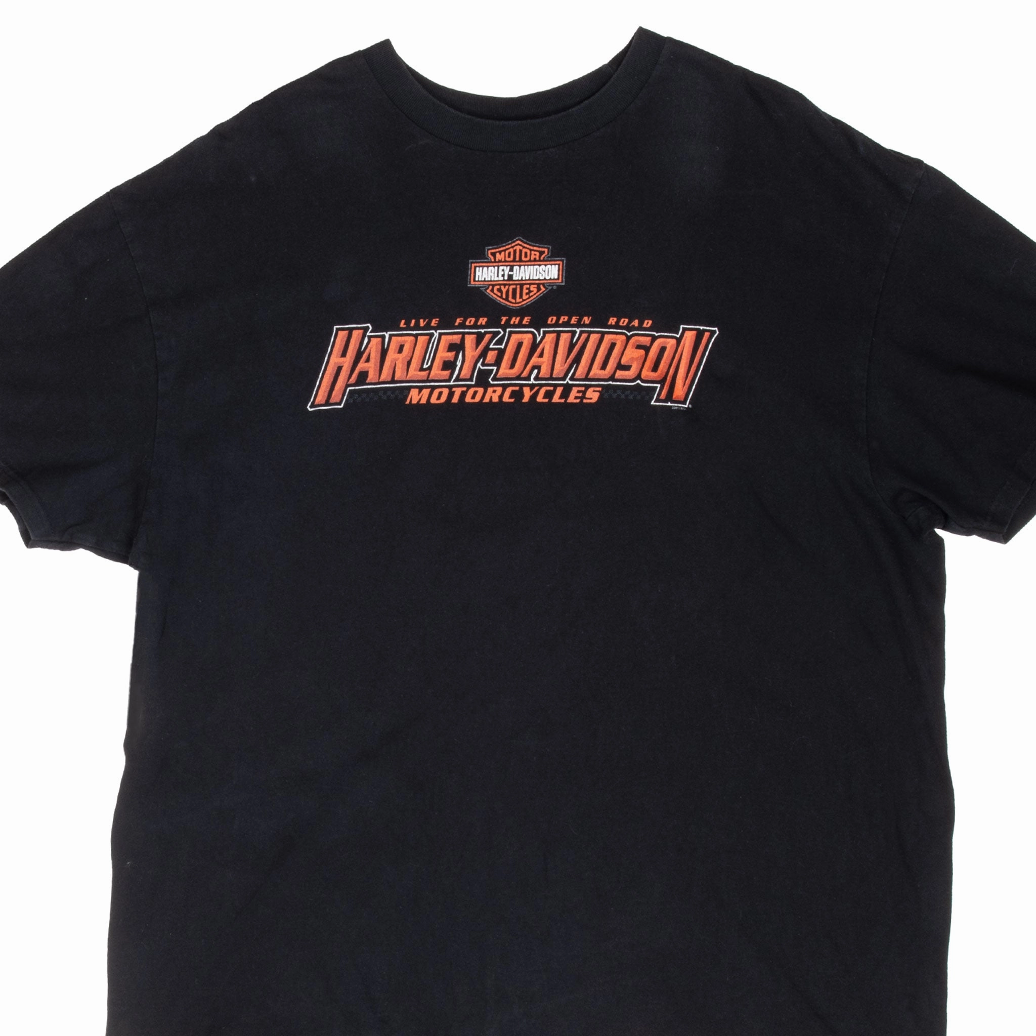 VINTAGE HARLEY DAVIDSON BARBADOS 2010 TEE SHIRT 2XL NoSideSeam