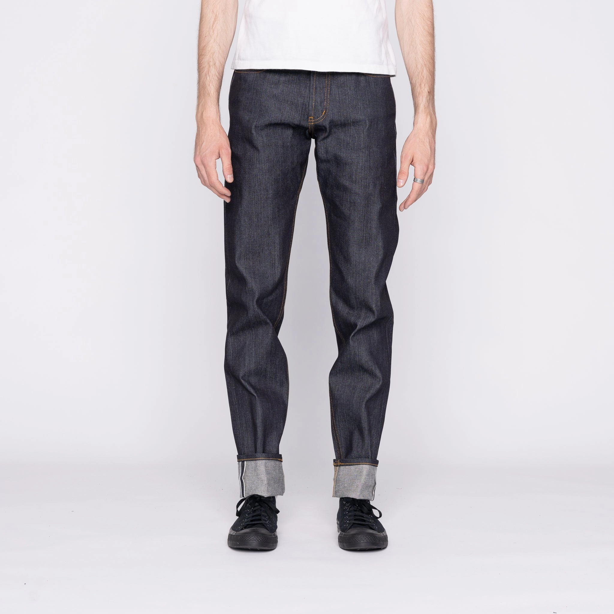 Weekend Getaway Minimalist Breathable Earthy Streetwear Fan Nature Lover Easy Guy - Left Hand Twill Selvedge - 36" Long Inseam