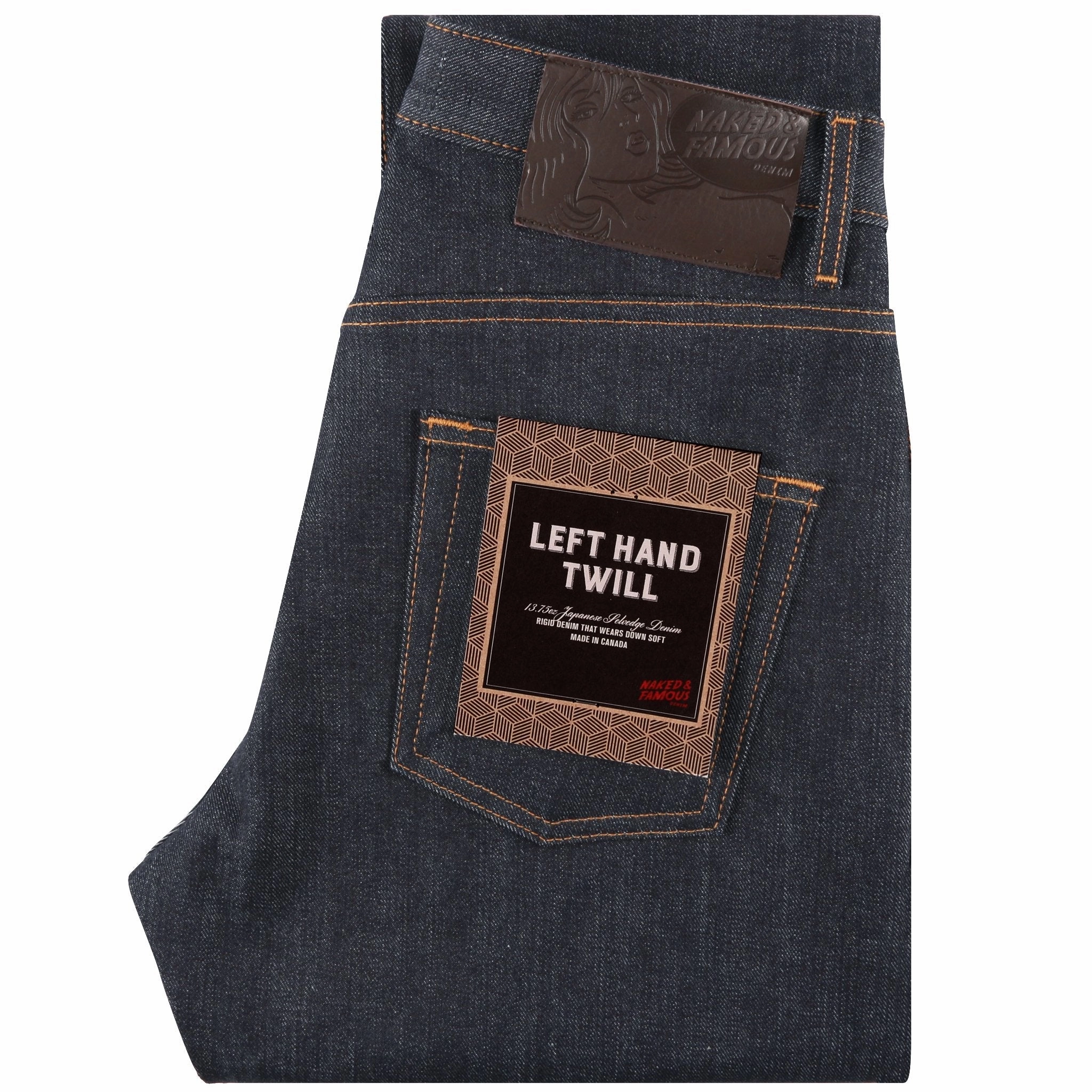 Easy Guy - Left Hand Twill Selvedge - 36" Long Inseam All Style Fit