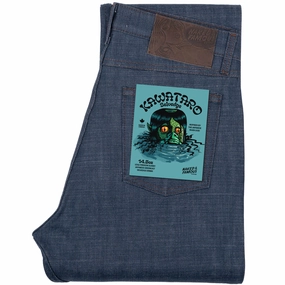 Bold Road Trip Modern Silhouette True Guy - Kawataro Selvedge - Indigo