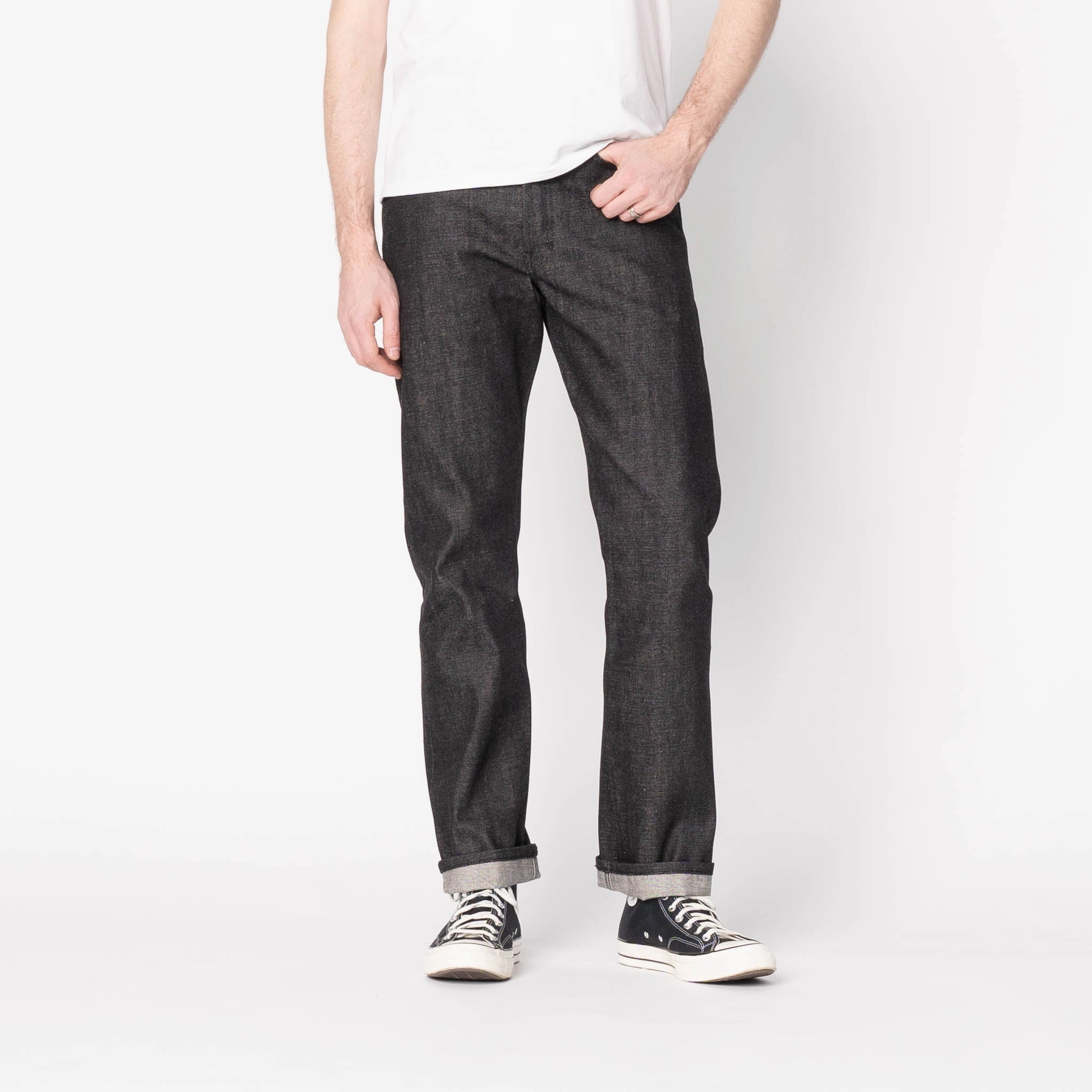 Utility Fit True Guy - Yatagarasu Selvedge - Black