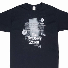 Flexible Fit Design VINTAGE DISNEY THE TWILIGHT ZONE 2015 TEE SHIRT XL