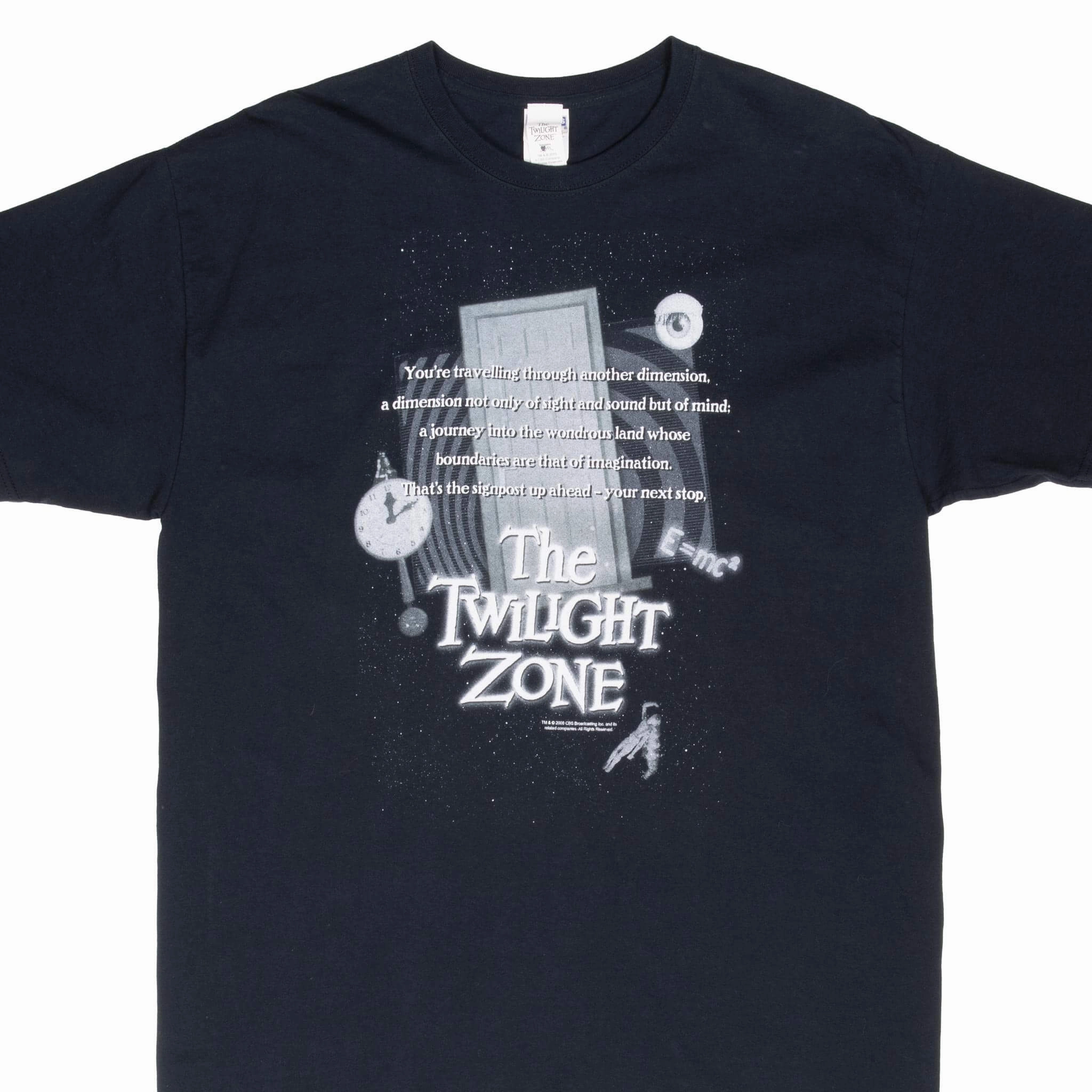 Flexible Fit Design VINTAGE DISNEY THE TWILIGHT ZONE 2015 TEE SHIRT XL
