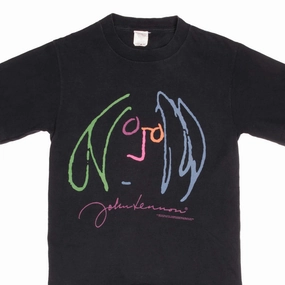Comfy Vibes Reinforced Shoulder VINTAGE JOHN LENNON 1998 ART TEE SHIRT SIZE SMALL MADE IN USA