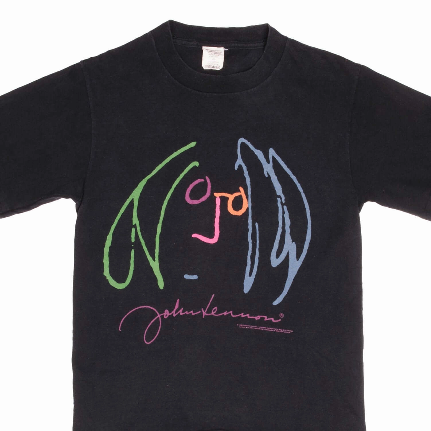 Comfy Vibes Reinforced Shoulder VINTAGE JOHN LENNON 1998 ART TEE SHIRT SIZE SMALL MADE IN USA