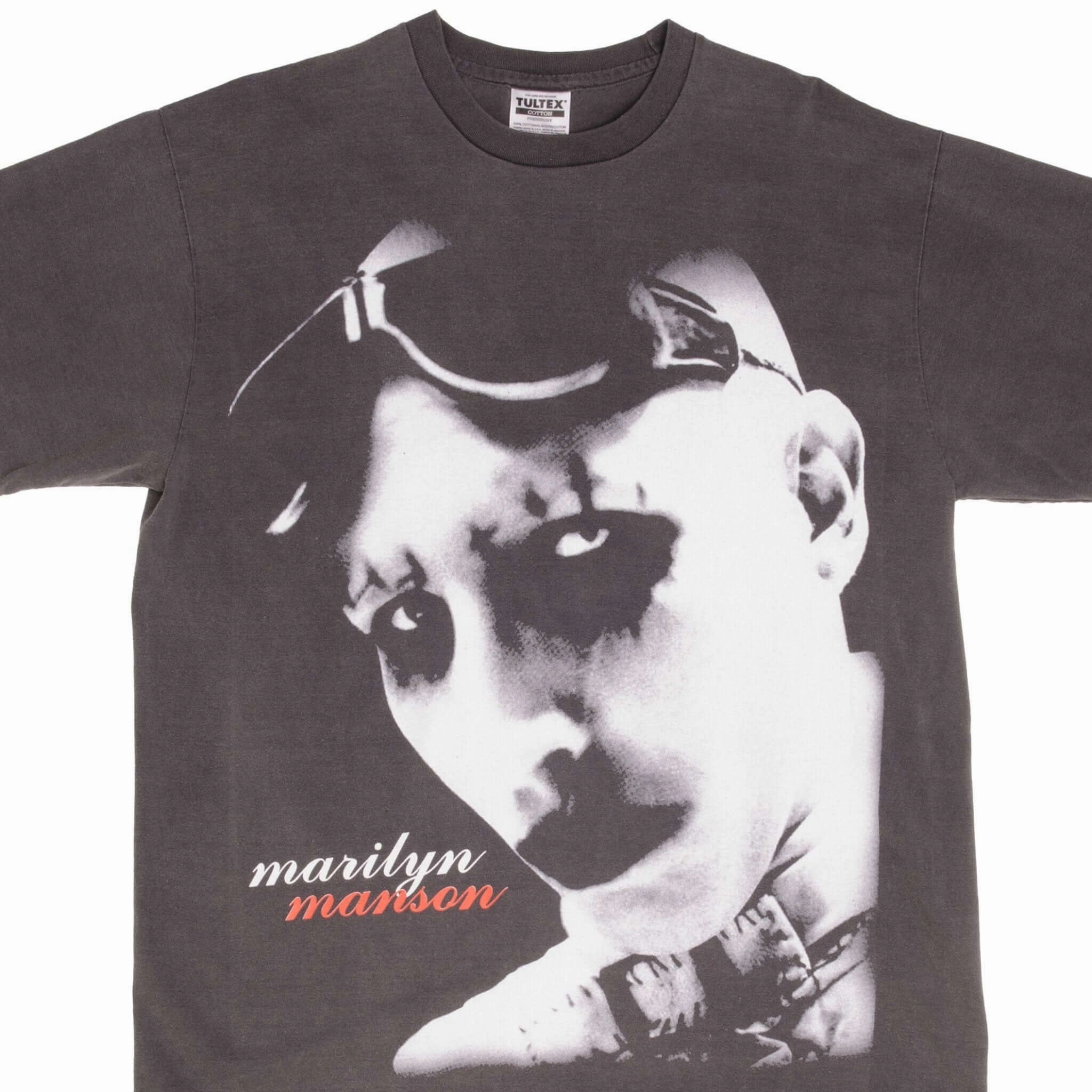 BOOTLEG TEE SHIRT MARILYN MANSON THE BEAUTIFUL PEOPLE SIZE XL SINGLE STITCH Abrasion Resistant Fabric