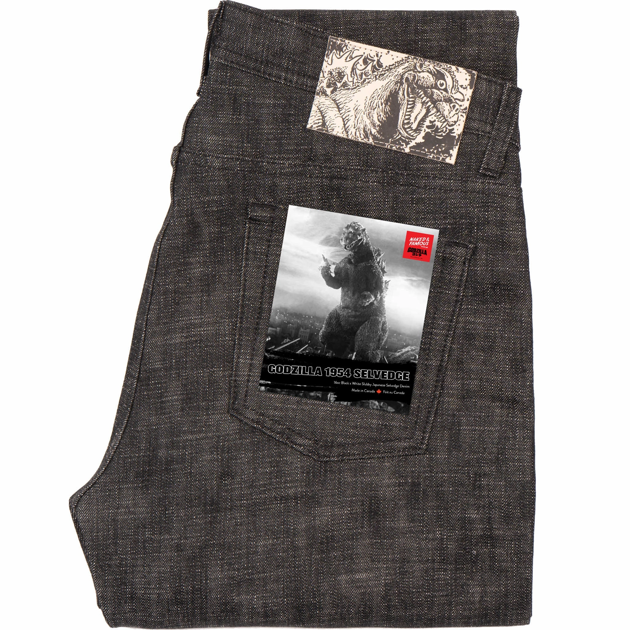 Weird Guy - 1954?Godzilla?Selvedge - Black Subtle Palette