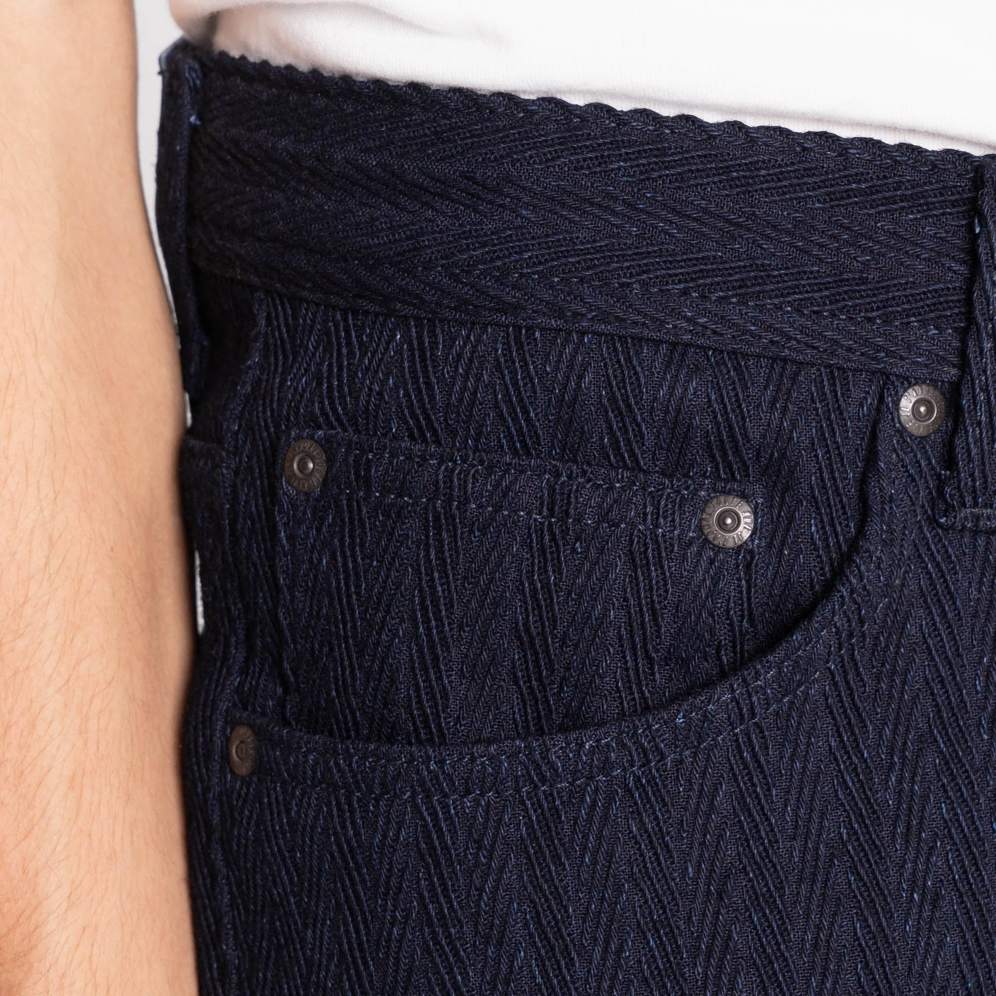 Quick Dry Weave Technology Street Fashion Parent Style Weird Guy - Indigo Sugiaya