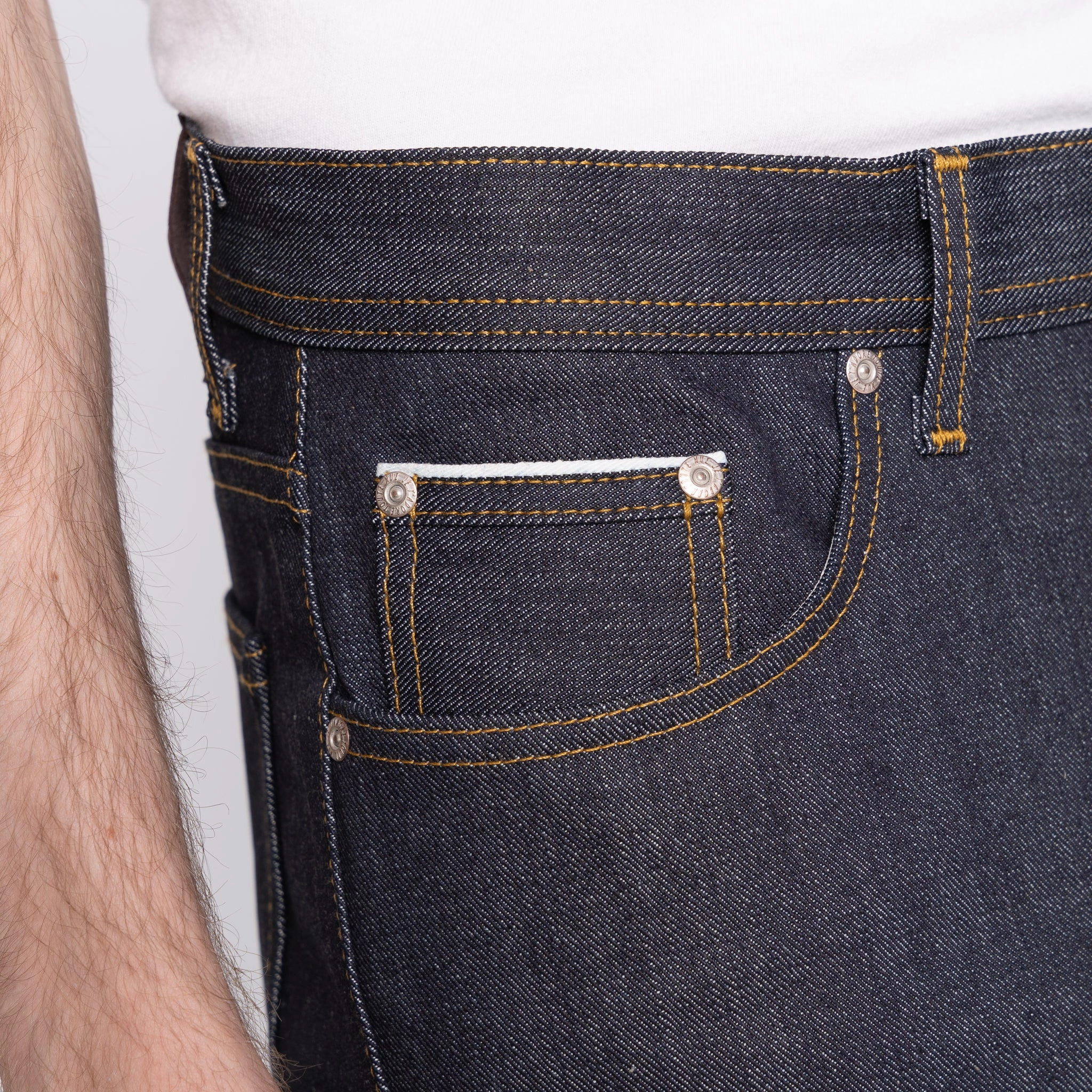 Chill Outfit Non Restrictive Cut Weird Guy - Left Hand Twill Selvedge - 36" Long Inseam