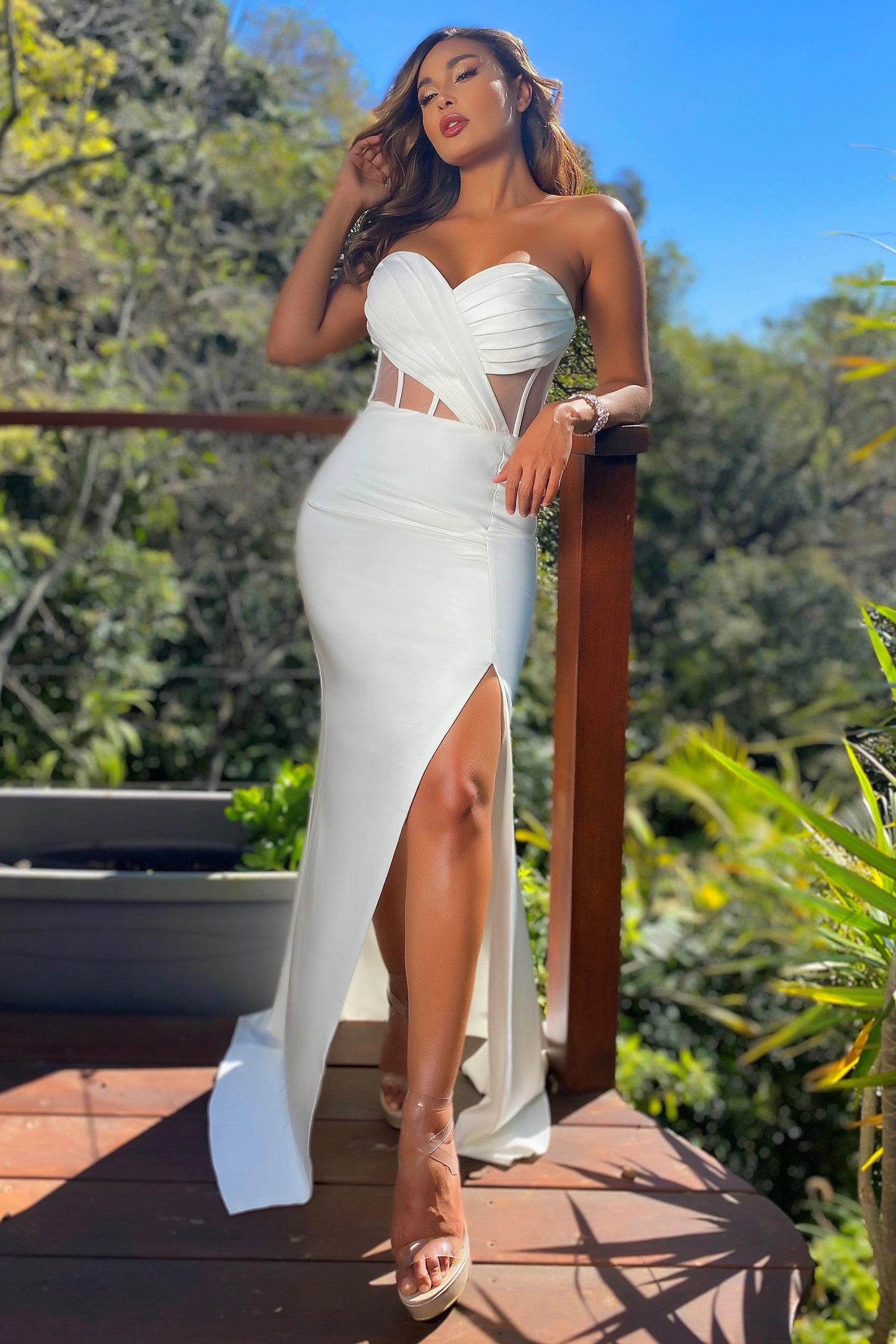 Jadore JX5062 Gown - White Formed Look spring fashion