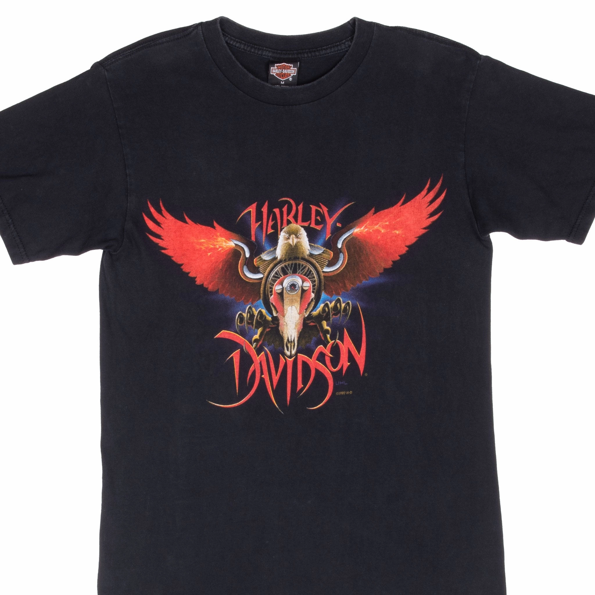 Quick Layer VINTAGE HARLEY DAVIDSON LAS VEGAS TEE SHIRT 1997 SMALL MADE IN USA