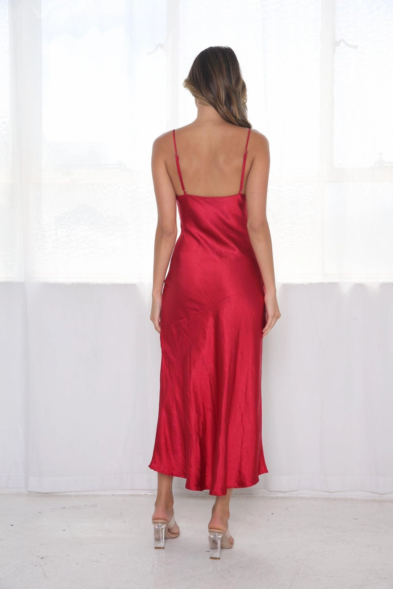 Dress for brunch Rooftop-Event Zelda Dress - Wine